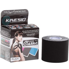 Kinesio (kinesio) kinesiote-pingu Tape Rolled 5 cm X 4 m Black 33131 