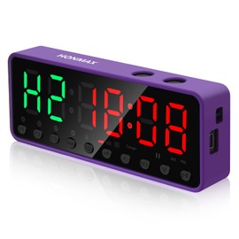 Honmax Portable Gym Timer, Interval Fitness Interval Timer (Violet)
