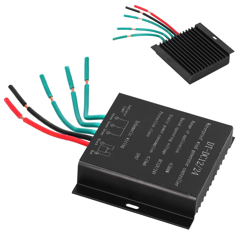 FO5-12/24V 500W Wind Turbine Generator Controller Waterproof Battery Charging Regulator