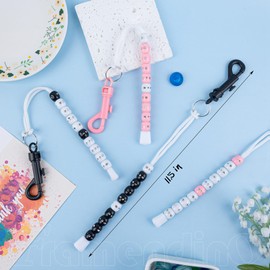 Framendino, 4 Pack Rhinestone Golf Beads Count Stroke Score Counter Metal with Clip for Men Women