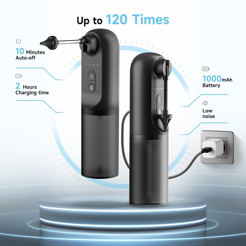 Electric Ear Wax Removal Kit - Ear Cleaner with Water