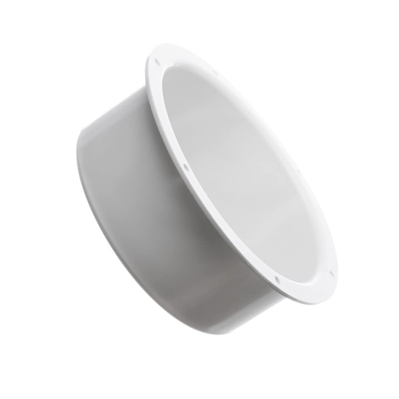 150mm / 6 Inch Straight Duct Connector - Wall Flange