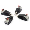 Speaker Phono RCA Male Plug to AV 2 Screw Terminal
