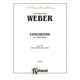 Concertino for Clarinet in E-Flat Major, Op. 26 (Orch.) (Kalmus Edition)