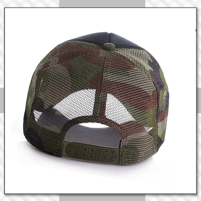 Chrome Crane CB190 Hat, Cap, Mesh, Adjustable, Camouflage Pattern, Outdoor,