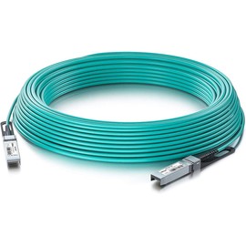 10Gtek® 10GbE SFP+ AOC Cable 1 Metre (3.3 ft), 10 GBASE Active Optical SFP Cable for Ubiquiti UniFi