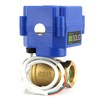 U.S. Solid Motorized Ball Valve- 3/4" Brass Ball Valve with