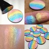 Miss Pouty Rainbow Prism Shimmer Highlighter Blusher Eyeshadow Shimmer Powder