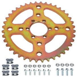 CILOYU 40 Tooth Sprocket 420 Chain Replacement for Coleman CT100U CC100X BT200X CT200U-EX CT200U Baja Doodlebug DB30 TrailMaster MB200 Monster Mega Moto Mini Bike Predator 212 196cc Engine Parts