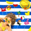Summer Pool Beach Photo Booth Props 30 Pack Pool, Hawaiian,
