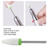 Ceramic Nail Drill Bit Corn Grinding Head Parts Manicure Polishing