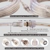 LED Rope Lights, 16ft Daylight White Strip Lights with Clear