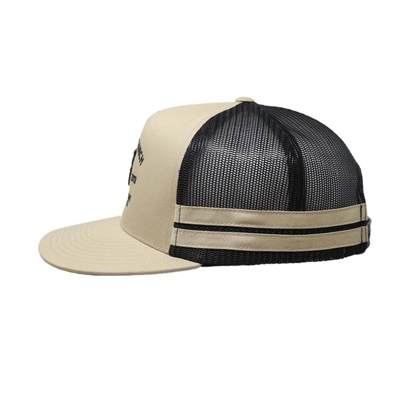 Rodeo Time PF Brand Khaki/Black Striped Cap