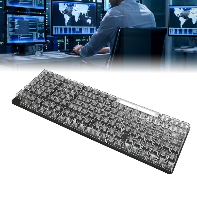 Keycap Set 132 Keys High Transparent PC CBSA Heigh Matte