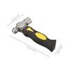 TEHAUX 10oz Yellow Jewelry Hammer Metal Stamping Tool for Jewelry