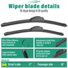 17" 16" 10" Windshield Wiper Blades Replacement for Hummer H3