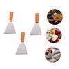 Mikinona 3pcs Stainless Steel Steak Turner Kitchen Gadget Ergonomic Handle