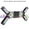 Laptop Cooler Pad Dual Fan Light Emitting Notebook Speaker Foldable
