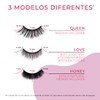 Everbelle Kit de 3 Pares de Pestañas Postizas Magnéticas SIN