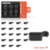 A-Premium 20PCS Metal Wire Loom Clamp Clips Fastener Compatible with