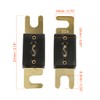 X AUTOHAUX 5 Pcs ANL Fuses 30 Amp Gold Tone