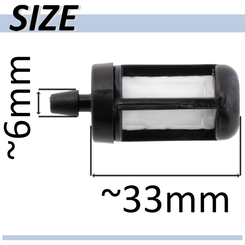 AERZETIX - C69699 - Petrol Filter for Chainsaw - Compatible