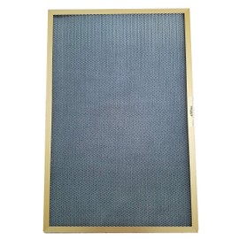 14x20x1 Electrostatic Washable Permanent A/C Furnace Air Filter - Reusable - GOLD FRAME