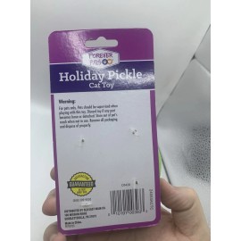 Forever Pals Christmas Holiday Mr. & Mrs. Pickle Set Cat Toys NEW ZM