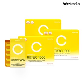 [Welloria] Care Plus Vitamin C 1000 Zinc 180 tablets, 3 pcs / [웰로리아] 케어플러스 비타민C 1000 아연 180정, 3개