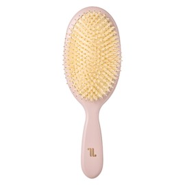 Partner_Reference Tulip Silky Pig Hair Hairbrush 1pc Pink Gray / 툴리프 실키 돈모 헤어브러시 1개 핑크그레이
