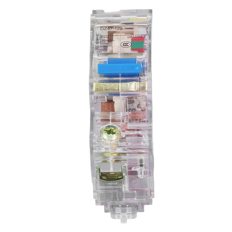 Circuit Breaker Transparent 1P Sensitive Operation ABS Circuit Breaker 230V