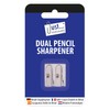 Just Stationery Dual Hole Metal Pencil Sharpener