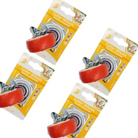 4-Pack Replacement Locking Wheels for Carts Large