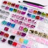 10 Boxes Nail Art Sequins Kit,Iridescent & Holographic Laser Butterfly