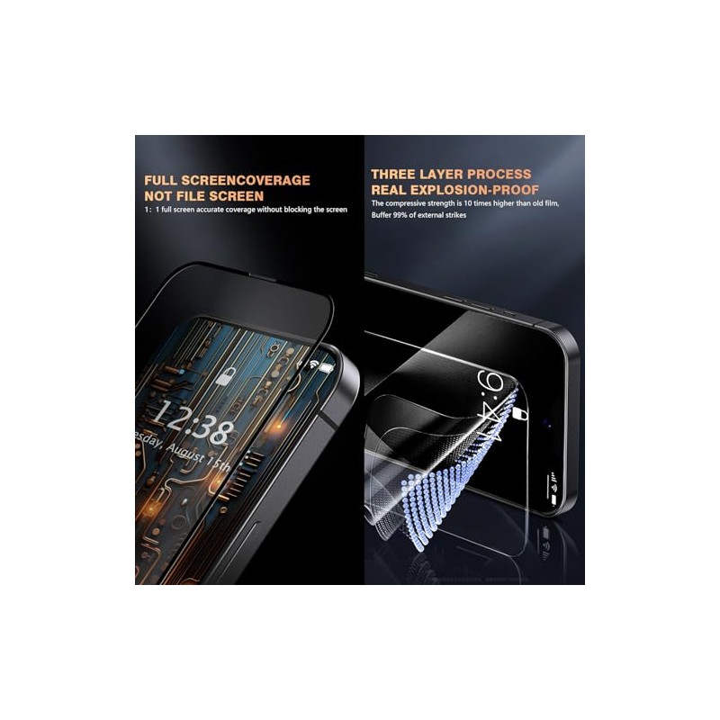 YOUULAR [3 Pack Privacy Screen Protector for Honor Magic V2