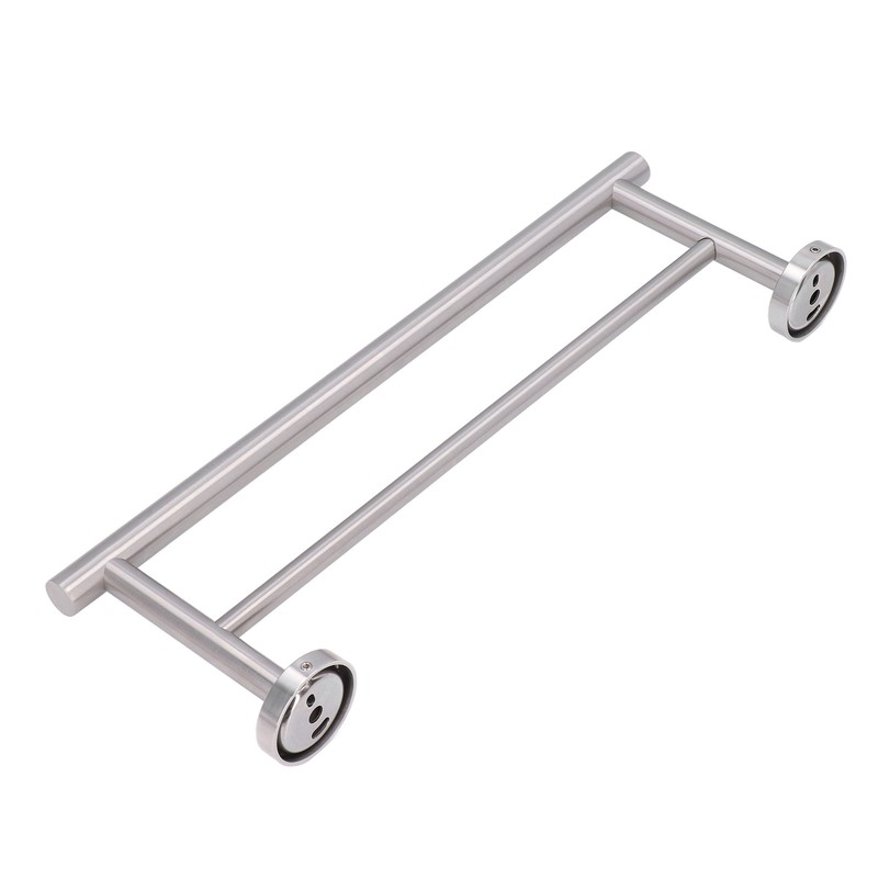 Double Bath Towel Bar Modern Style Stainless Steel Towel Holder