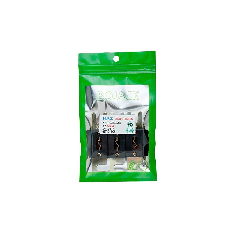 BOJACK 30 Amp 32 VDC ANL Blade Fuse for car
