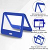1 Pcs ID Badge Holder with Double-Sided Windows Horizontal Hard