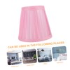 Small Pink Cloth Lamp Shade E27 Light Cover for Indoor