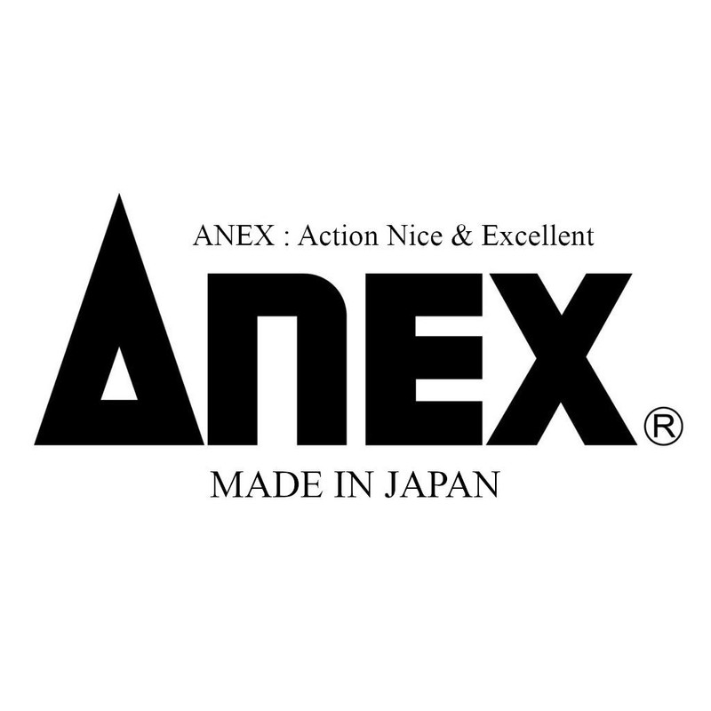 ANEX No. 1093 Tweezers Stainless Steel with Case, Set of