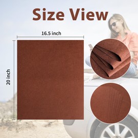 Disposable Car Floor Mats, Women Men Car Floor MatsDisposable, Heavy Duty Floor Mats for Car Auto Vehicle Automotive Mat Cover Protector Detail Wash Auto Detailing Supplies, Brown, 10pcs, 50cm x 42cm