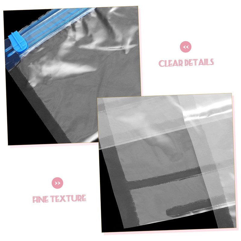 Ciieeo 5pcs Hand Rolled Vacuum Compression Bags for Travel Clothes