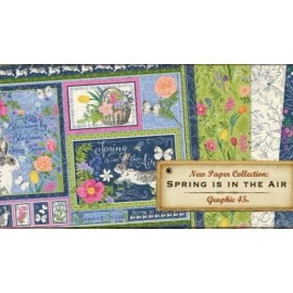 Graphic 45 8 Sheets Graphic 45 - Spring Is In The Air 12x12 Paper Collection Set Easter
