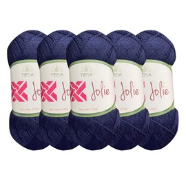 TIBSA | Paquete de 5 madejas 100g c/u | Estambre para crochet | Estambres para tejer ofertas | Yarn estambre grueso | Estambres para tejer | Estambres | Hilo crochet | Hilos para tejer crochet hilaza (Naval)