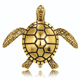 FAIRYGATE Brooches for Women UK Vintage Turtle Lapel Pin Animal Badge Dress Jewelry Tortoise Gift Ladies Brooch，B3713