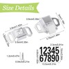 UFURMATE Mailbox Replacement Roller Catch Latch with Screws & Number