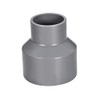 sourcing map PVC DWV Reducing Coupling Schedule 40 Gray 40mm