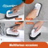 CLEANHOME 3 Pcs Scrub Brush,Multifunctional Cleaning Brush Set with Non-Slip