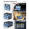 HOTOR Car Trunk Organizer - Foldable Trunk Organizer for SUV,