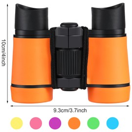 Yunsailing 12 Pcs Binoculars Shock Proof Educational Learning Folding Small Telescope Hunting Bird Watching Camping Outdoor